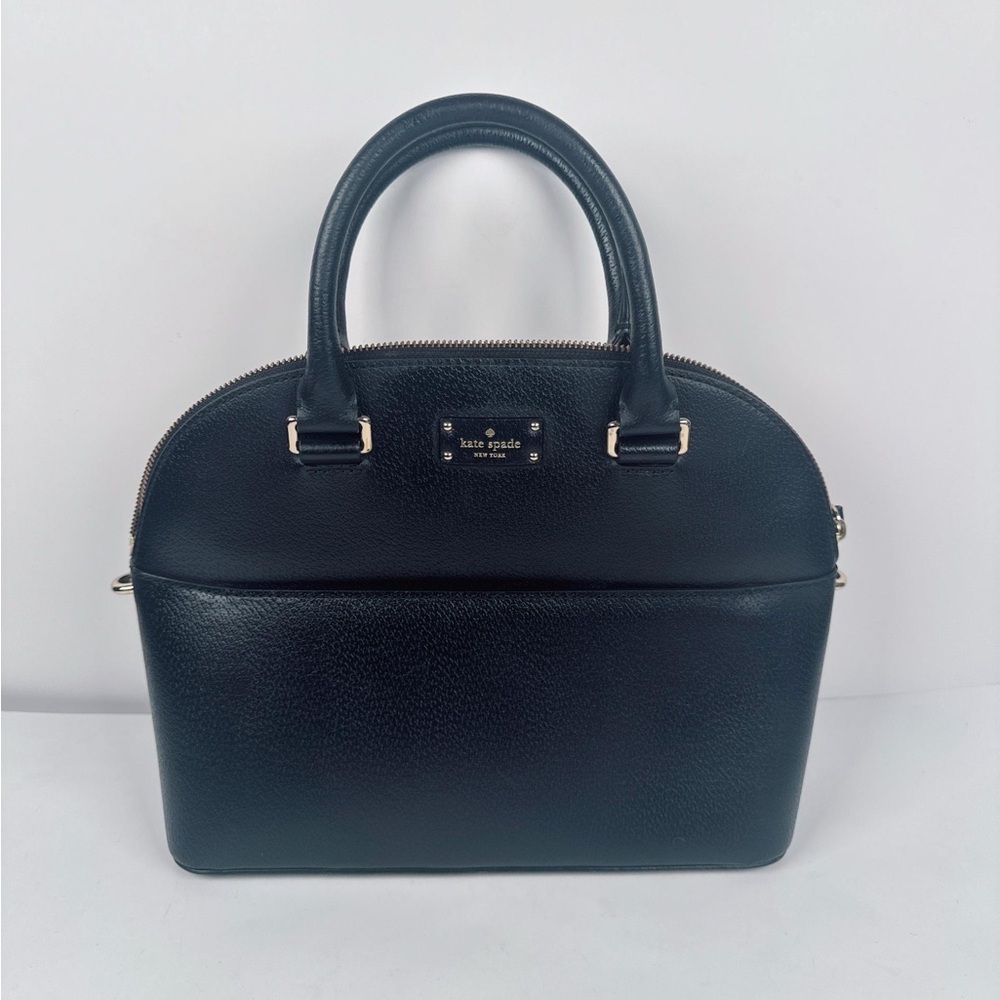 Kate Spade Black Grove Street Carli Leather Crossbody Purse